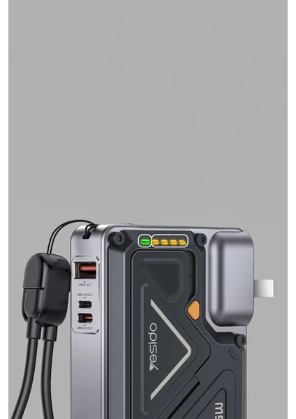 YP89 Akım Korumalı ve Standlı 10.000 Mah 5in1 22.5W Pd ve 15W Kablosuz Hızlı Şarj Destekli Magsafe Powerbank